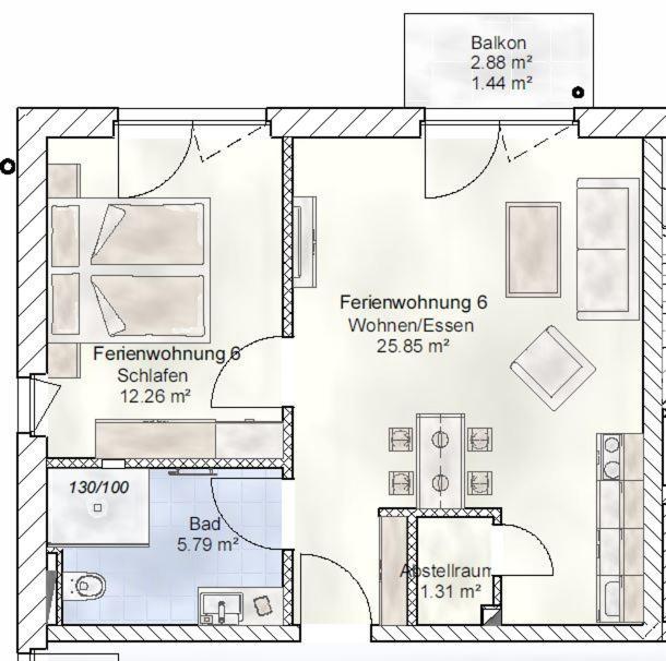 Sporthotel Neuruppin - Apartmenthaus Mit Ferienwohnungen Extérieur photo