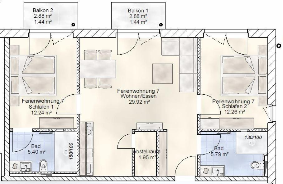 Sporthotel Neuruppin - Apartmenthaus Mit Ferienwohnungen Extérieur photo